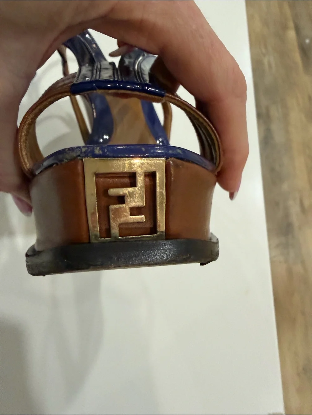 Fendi designer wedge